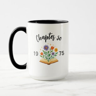 Taza personalizada para el cumpleaños número 50 de