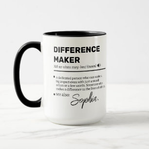 Taza personalizada para Hacedor de Diferencias, re