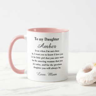 Taza personalizada para hija