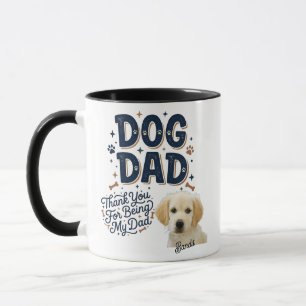 Taza personalizada para papá de perro - Gracias po