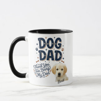Taza personalizada para papá de perro - Gracias po
