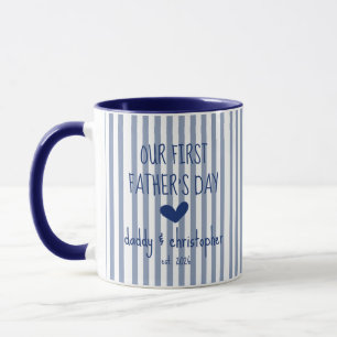 Taza Personalizada para Papá en nuestro Primer Día