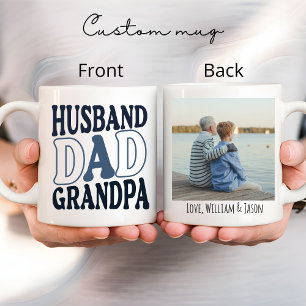 Taza personalizada para papá, Taza con foto como r