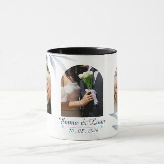Taza Personalizada para Pareja con Foto y Nombres
