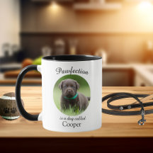 Taza personalizada para perro con foto