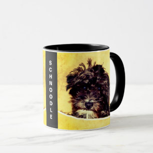 Taza personalizada para perro Schnoodle