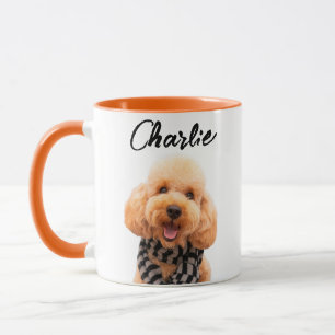Taza personalizada para perros con foto y nombre