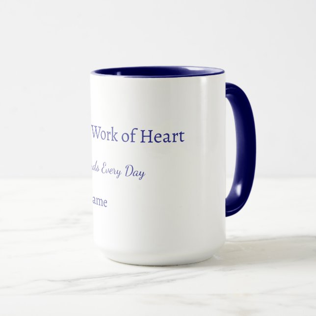Taza personalizada para regalo a maestros (Anverso derecho)