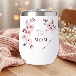 Taza personalizada para vino del Día de la Madre