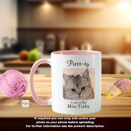 Taza personalizada Purrty Cat