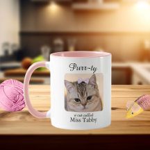 Taza personalizada Purrty Cat