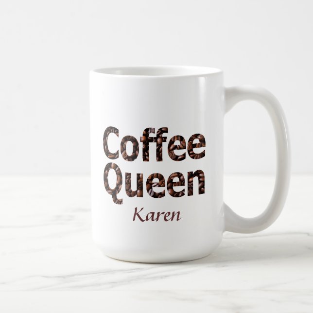 Taza personalizada reina del café (Derecha)