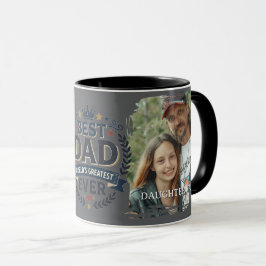 Taza personalizada RETRO MEJOR PAPÁ DEL MUNDO
