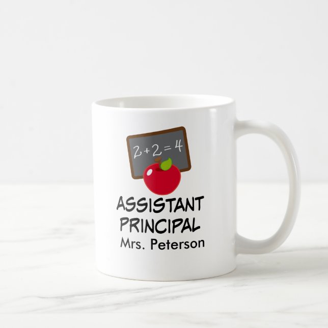Taza personalizada subdirector de la escuela (Derecha)