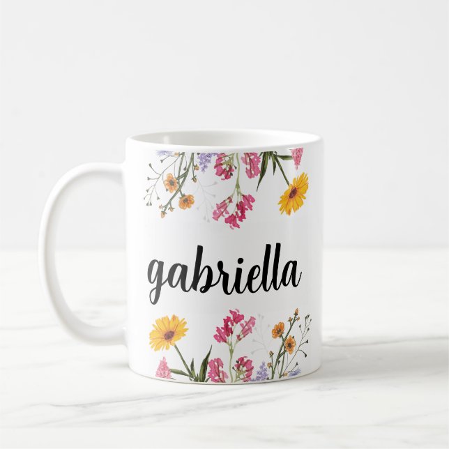 Taza Personalizada, Taza De Letra, Taza De Inicial (Izquierda)