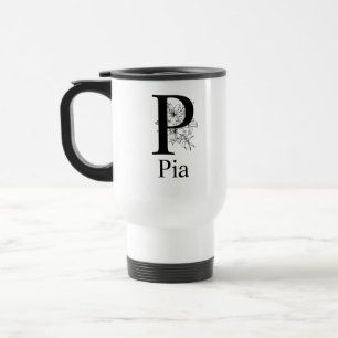 Taza personalizada, Taza de viaje aislada, Taza pe