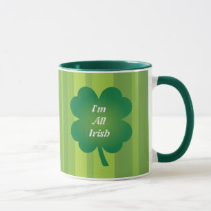 Taza personalizada trébol gigante