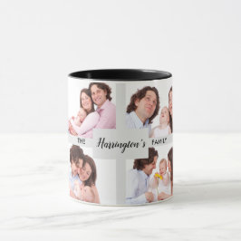 Taza Personalizado 4 Fotografías de colección Rectangle