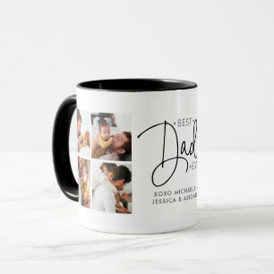 Taza Personalizado 8 fotos: 'El mejor papá de todos los