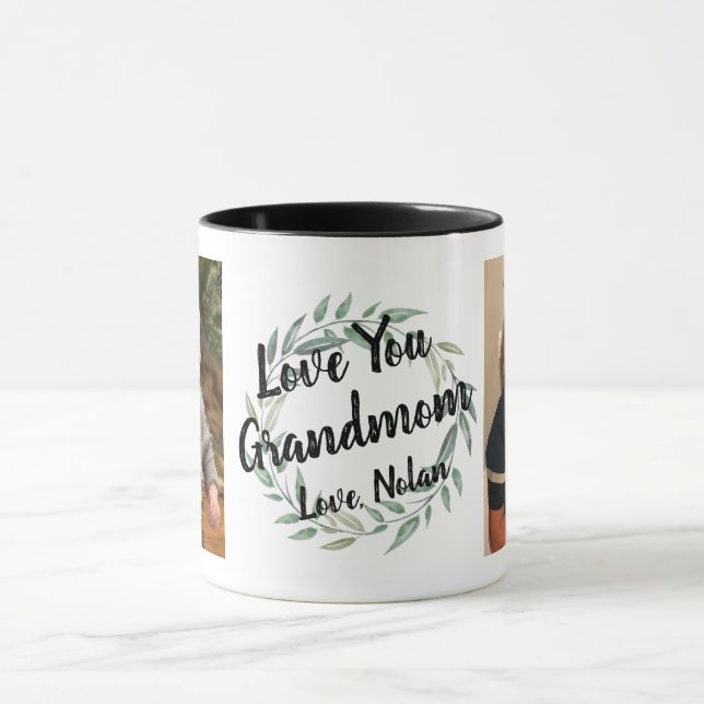 Taza Personalizado Abuela - Abuela - Mugre fotográfica  (Centro)