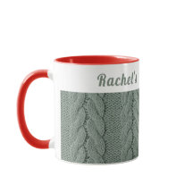 Personalizado acallado verde y acogedor invierno |