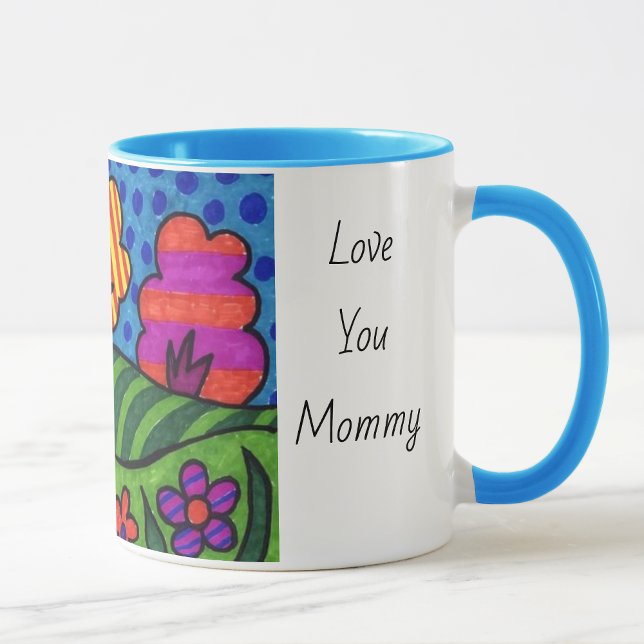 Taza Personalizado agrega foto de arte de niño a palabr (Subido por el creador)