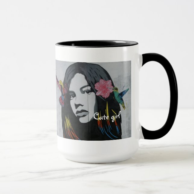 Taza Personalizado agregar texto e imagen crear tu prop (Derecha)