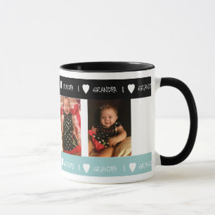 Taza Personalizado Amo Abuelo Mug