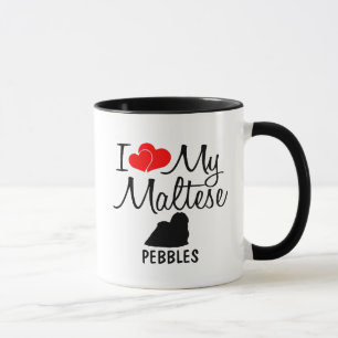 Taza Personalizado Amo Mi Mug Maltesa