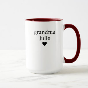 Taza Personalizado Ascendido a Abuela