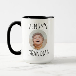 Taza Personalizado Baby Face Mug, Café Mug para la abue