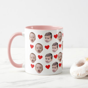 Taza Personalizado Baby Face Photo Mug   Regalo del abu