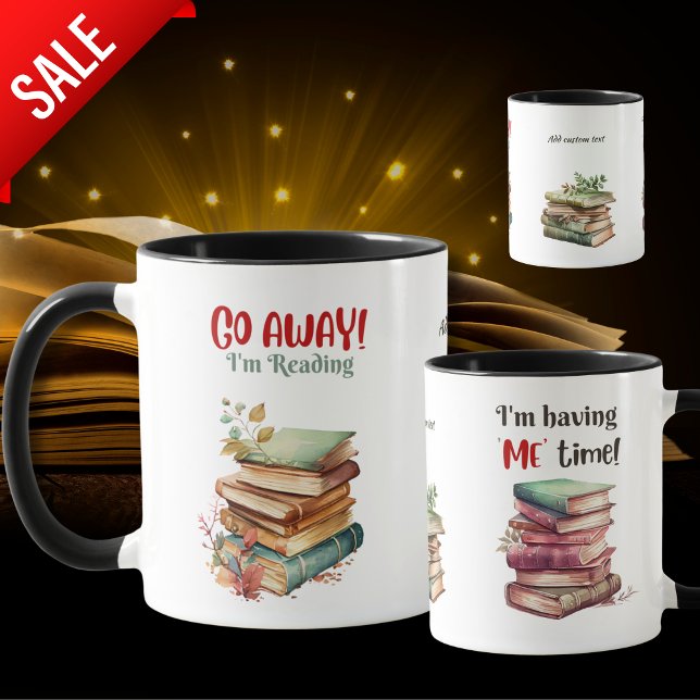 Taza Personalizado bibliófilo del libro más divertido i (Subido por el creador)