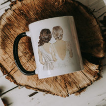 Personalizado Boda de novias Mug | Mugs de plantil