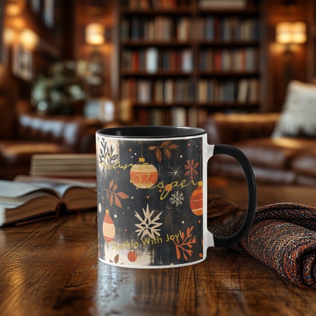 Taza Personalizado Boho Moda Navidades Mug - Nombre per (Subido por el creador)