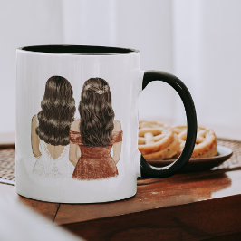 Taza Personalizado Bridesmaid Favor Mug | Mugs de plant