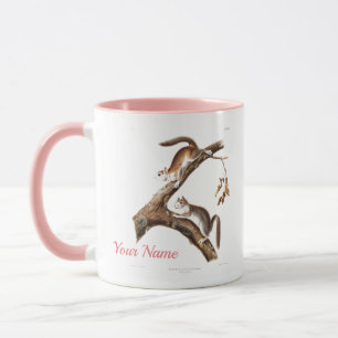 Taza Personalizado Brown Squirrel House 2 Tone Coffee M