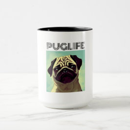 Taza Personalizado cachorro perrito retrato precioso li
