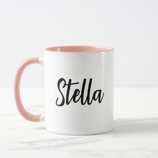 Taza Personalizado Café Mug con Personalizado de texto  (Izquierda)