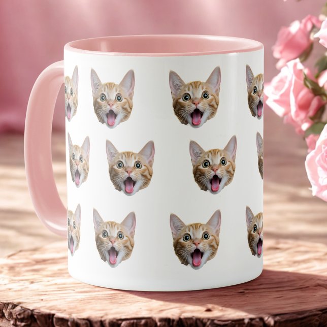 Taza Personalizado Cat Face Mug | Mascota personalizado (Subido por el creador)