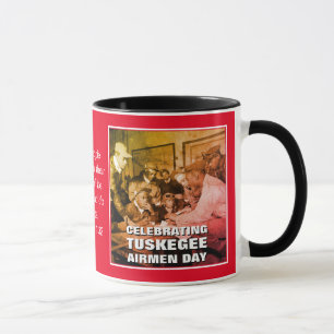 Taza Personalizado celebrando el Día del AIRMEN TUSKEGE
