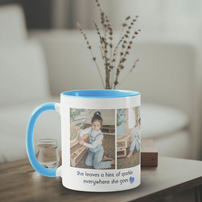 Taza Personalizado Chica lindo Collage de fotos Café Mu (Subido por el creador)