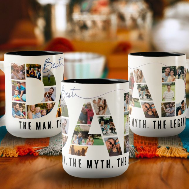 Taza Personalizado Collage de fotos Dad Mug (Subido por el creador)