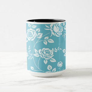 Taza Personalizado Color_ de Retro_Maggie-Floral_Maggie