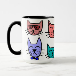 Taza personalizado Combo Kitty Mug De 15 oz De Zazz_it