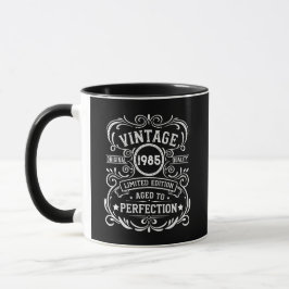 Taza Personalizado cuarenta fiesta vintage de 40 años