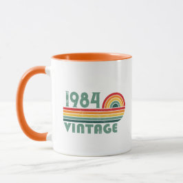 Taza Personalizado cuarenta fiesta vintage de 40 años