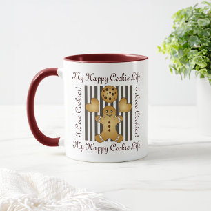 Taza Personalizado Cute Cookie Gingerbread Man Niños