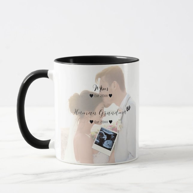 Taza Personalizado Cute Couple Foto (Izquierda)