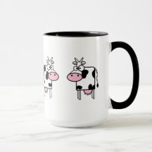 Personalizado Cute Cow Mug